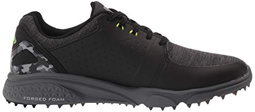 Callaway Men's Coronado v2 SL Golf Shoe, Black/Grey, 9.5