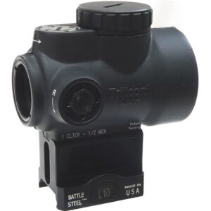 BattleSteel MRO Full Co-Witness Optic Mount Made in USA, Black