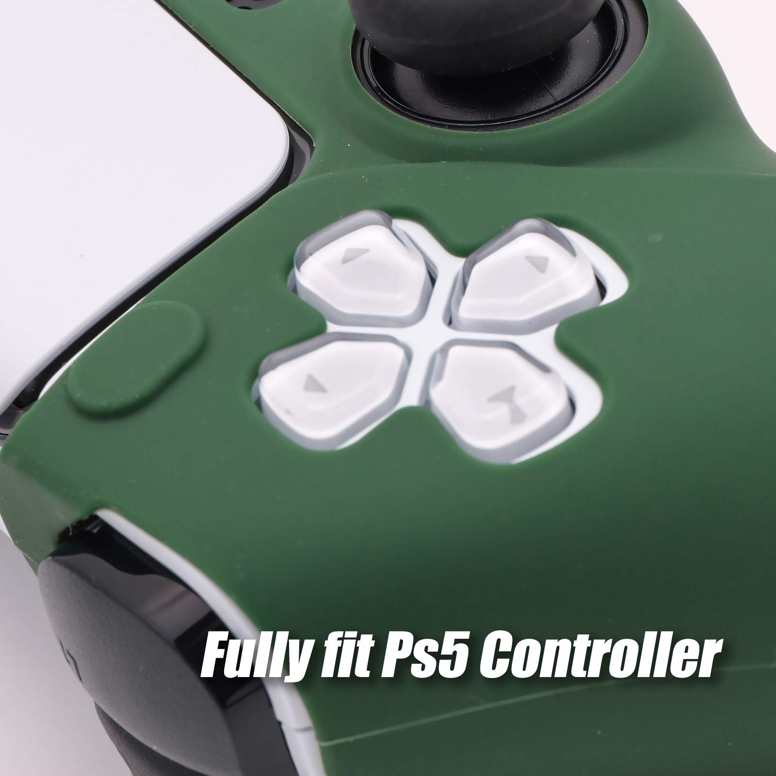 PS5 Accessories, PS5 Controller Skin, PS5 Silicone Controller Cover Green