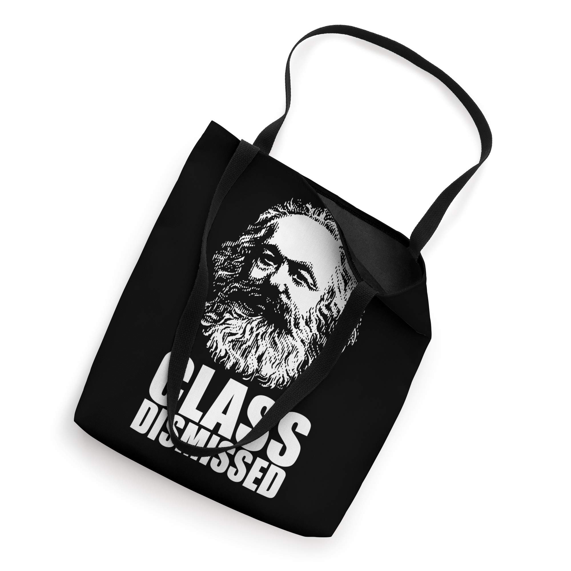 CLASS DISMISSED Karl Marx Funny Communist Meme Gift Tote Bag