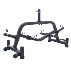 Sunny Health & Fitness Multi-Weight Plate and Barbell Rack Storage Stand - SF-XF9938, Black