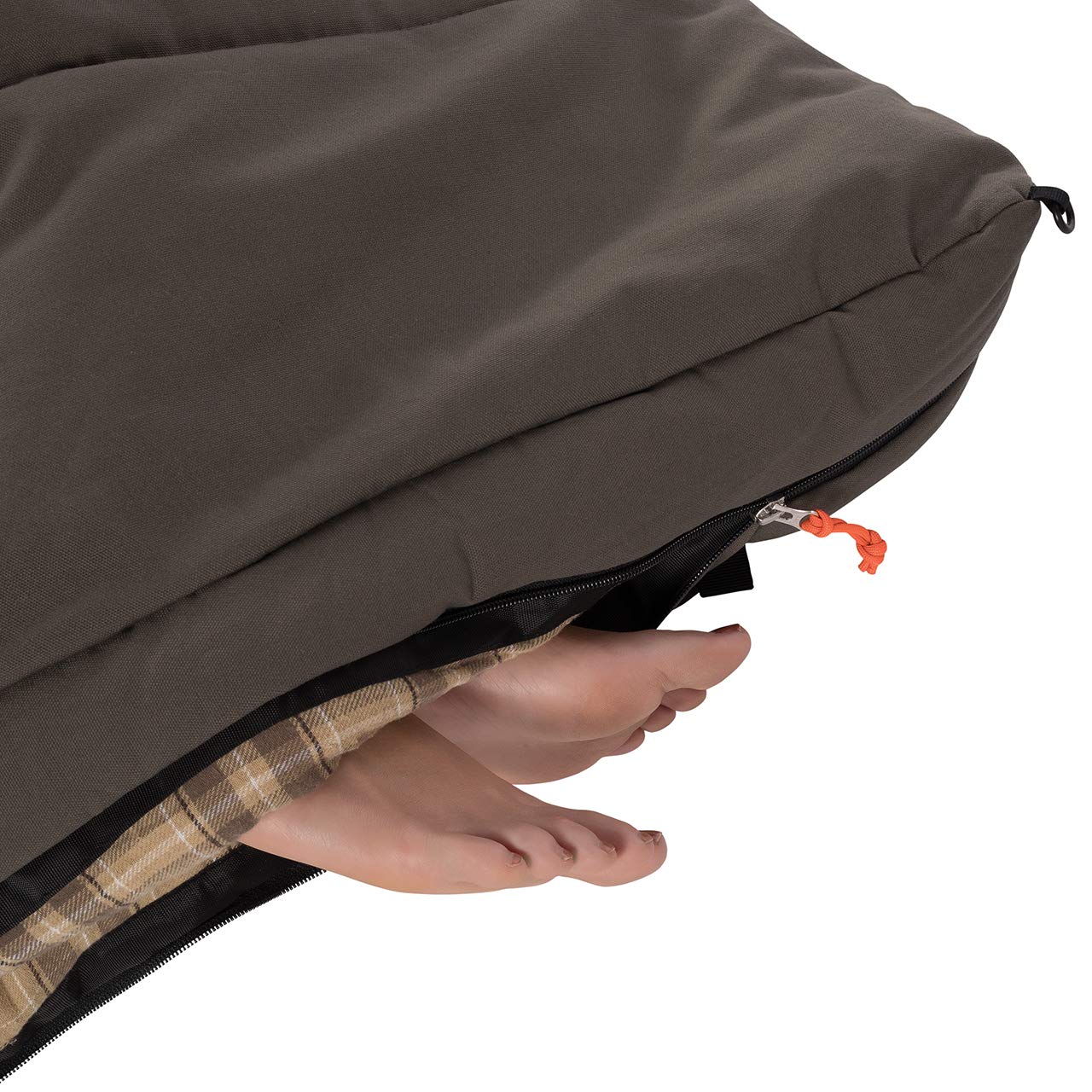 Kodiak Canvas Z Top Sleeping Bag: 0°F, XLT (Extra Large Tall)