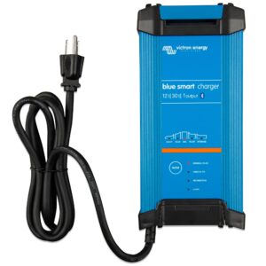 victron energy blue smart ip22 12-volt 30 amp 120vac, single output battery charger nema 5-15, bluetooth