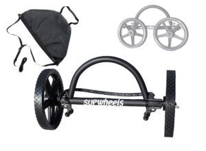 sup wheels | walk or bike bundle | wheel carry + bike strap handle combo