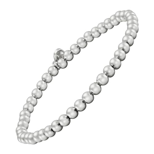 Silpada 'Beaded Circle' Bracelet in Sterling Silver, 6.25"