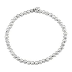 Silpada 'Beaded Circle' Bracelet in Sterling Silver, 6.25"