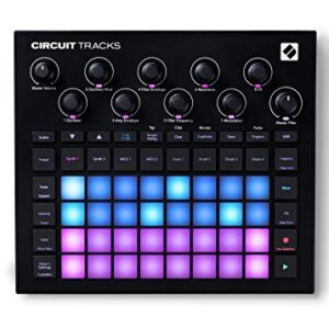 Novation Circuit Tracks: Groovebox sequencer with synth tracks, MIDI tracks and drum tracks for electronic music making