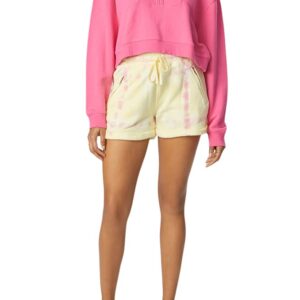 Bandier x Sincerely Jules_The Holly Half Zip Sweatshirt Bright Rose-XL