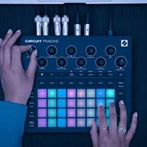 Novation Circuit Tracks: Groovebox sequencer with synth tracks, MIDI tracks and drum tracks for electronic music making