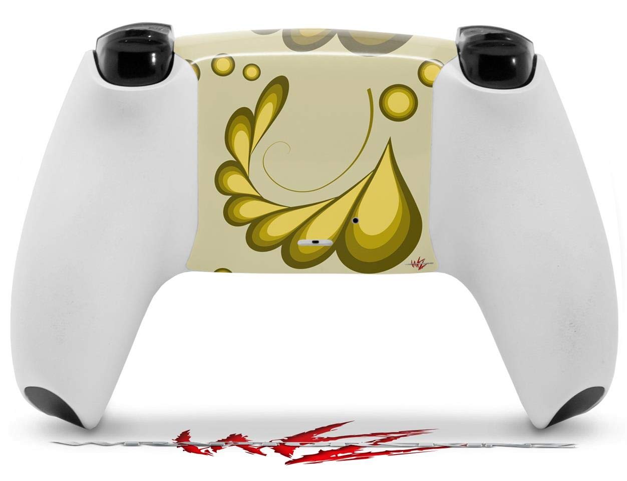 WraptorSkinz Skin Wrap compatible with Sony PS5 DualSense Controller Petals Yellow (CONTROLLER NOT INCLUDED)