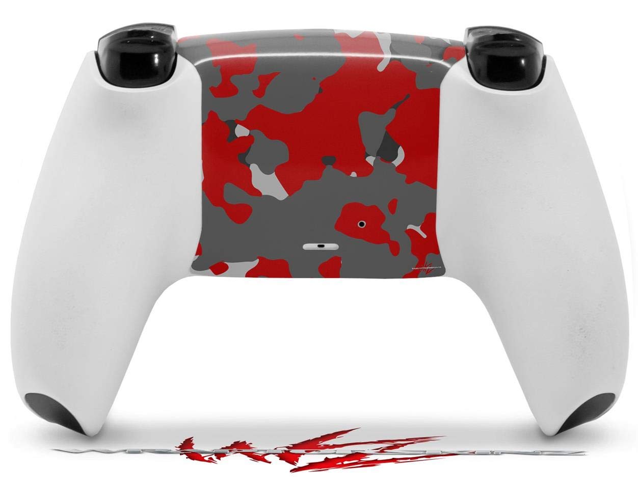 WraptorSkinz Skin Wrap compatible with Sony PS5 DualSense Controller WraptorCamo Old School Camouflage Camo Red (CONTROLLER NOT INCLUDED)