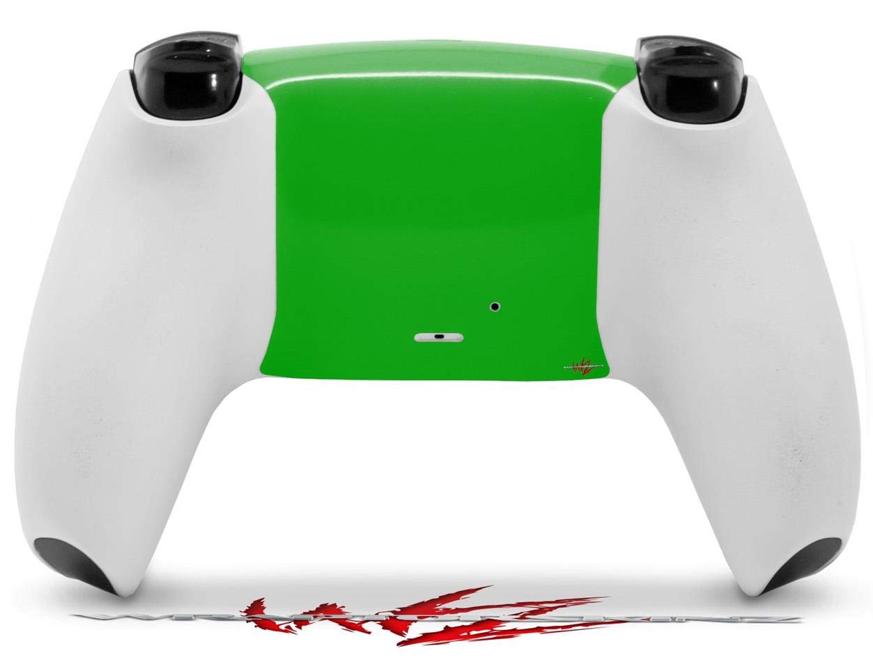 WraptorSkinz Skin Wrap compatible with Sony PS5 DualSense Controller Solids Collection Green (CONTROLLER NOT INCLUDED)