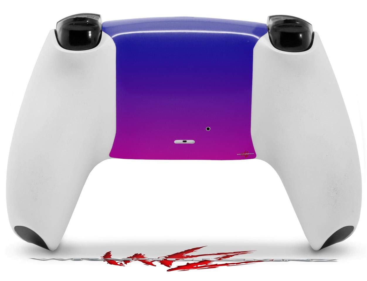 WraptorSkinz Skin Wrap compatible with Sony PS5 DualSense Controller Smooth Fades Hot Pink Blue (CONTROLLER NOT INCLUDED)