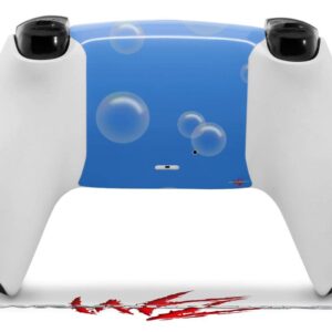 WraptorSkinz Skin Wrap compatible with Sony PS5 DualSense Controller Bubbles Blue (CONTROLLER NOT INCLUDED)