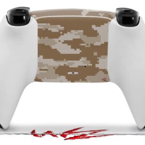 WraptorSkinz Skin Wrap compatible with Sony PS5 DualSense Controller WraptorCamo Digital Camo Desert (CONTROLLER NOT INCLUDED)