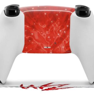 WraptorSkinz Skin Wrap compatible with Sony PS5 DualSense Controller Stardust Red (CONTROLLER NOT INCLUDED)