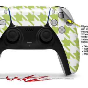 WraptorSkinz Skin Wrap Compatible with Sony PS5 DualSense Controller Houndstooth Sage Green (Controller NOT Included)