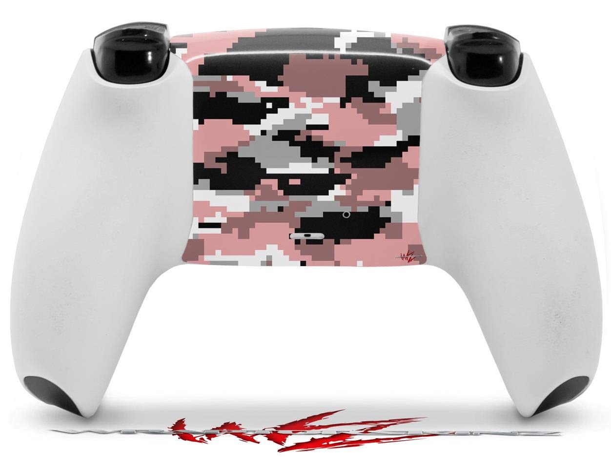 WraptorSkinz Skin Wrap compatible with Sony PS5 DualSense Controller WraptorCamo Digital Camo Pink (CONTROLLER NOT INCLUDED)