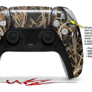 WraptorSkinz Skin Wrap compatible with Sony PS5 DualSense Controller WraptorCamo Grassy Marsh Camo Dark Gray (CONTROLLER NOT INCLUDED)