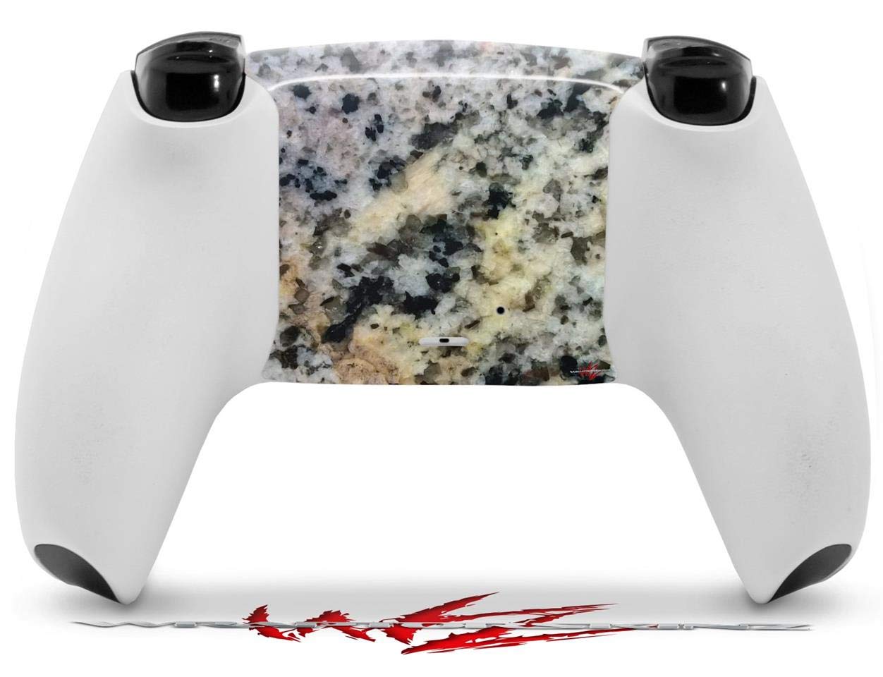 WraptorSkinz Skin Wrap compatible with Sony PS5 DualSense Controller Marble Granite 01 Speckled (CONTROLLER NOT INCLUDED)