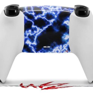 WraptorSkinz Skin Wrap compatible with Sony PS5 DualSense Controller Electrify Blue (CONTROLLER NOT INCLUDED)