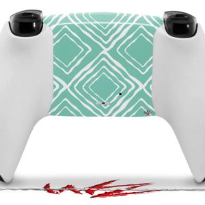 WraptorSkinz Skin Wrap compatible with Sony PS5 DualSense Controller Wavey Seafoam Green (CONTROLLER NOT INCLUDED)