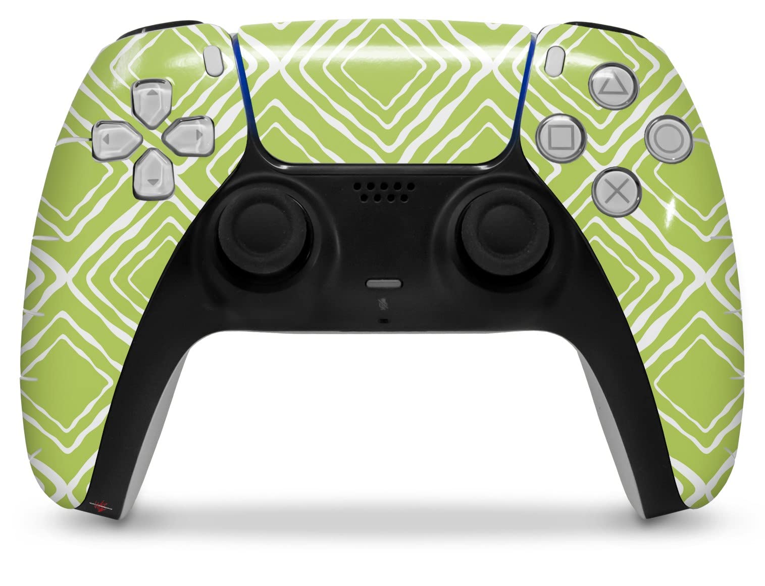 WraptorSkinz Skin Wrap compatible with Sony PS5 DualSense Controller Wavey Sage Green (CONTROLLER NOT INCLUDED)