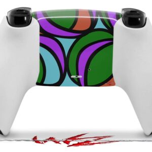 WraptorSkinz Skin Wrap compatible with Sony PS5 DualSense Controller Crazy Dots 03 (CONTROLLER NOT INCLUDED)