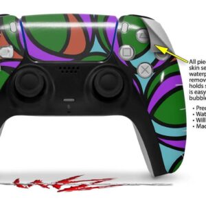 WraptorSkinz Skin Wrap compatible with Sony PS5 DualSense Controller Crazy Dots 03 (CONTROLLER NOT INCLUDED)