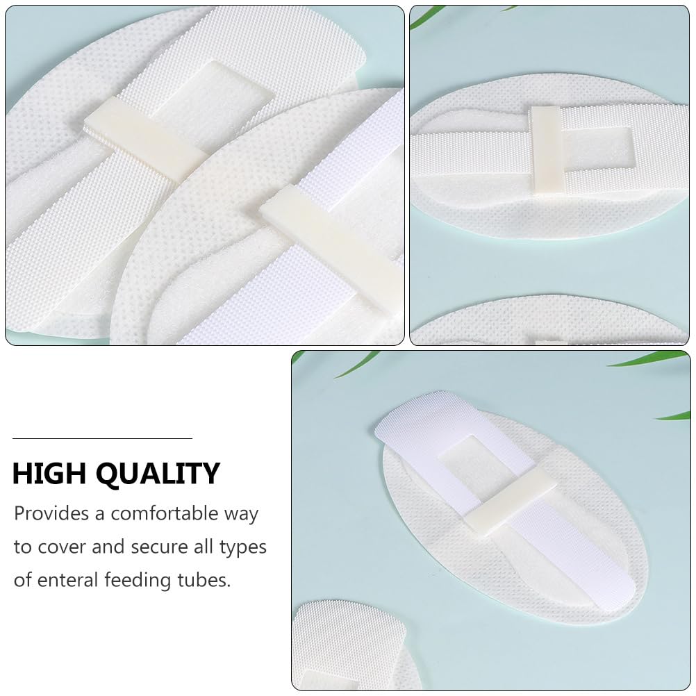 HEALLILY 6Pcs G-Tube Holder Concealment Gastrostomy Tubes Sticker Abdominal Feeding Tubes Dialysis Catheter Tube Holder Catheter Stabilization Device 1