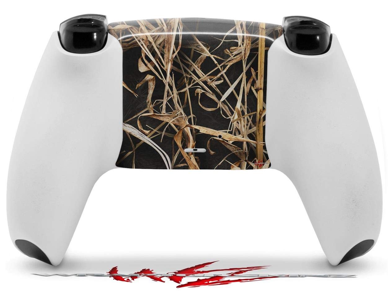 WraptorSkinz Skin Wrap compatible with Sony PS5 DualSense Controller WraptorCamo Grassy Marsh Camo Dark Gray (CONTROLLER NOT INCLUDED)