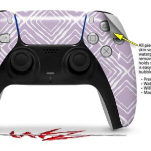 WraptorSkinz Skin Wrap compatible with Sony PS5 DualSense Controller Wavey Lavender (CONTROLLER NOT INCLUDED)