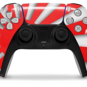 WraptorSkinz Skin Wrap compatible with Sony PS5 DualSense Controller Rising Sun Japanese Flag Red (CONTROLLER NOT INCLUDED)