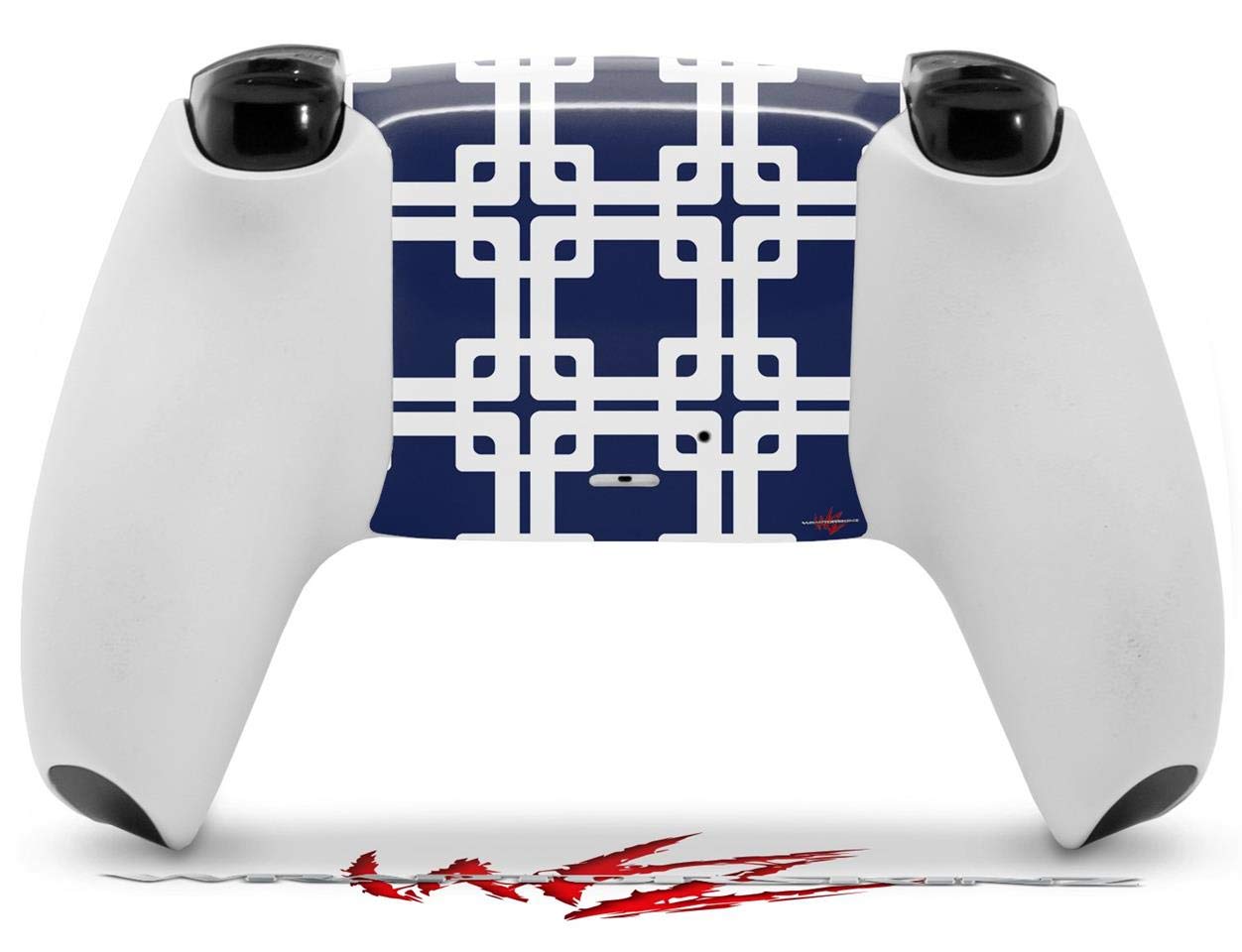 WraptorSkinz Skin Wrap compatible with Sony PS5 DualSense Controller Boxed Navy Blue (CONTROLLER NOT INCLUDED)