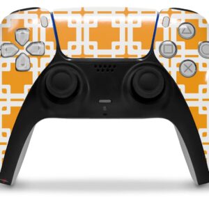 WraptorSkinz Skin Wrap compatible with Sony PS5 DualSense Controller Boxed Orange (CONTROLLER NOT INCLUDED)