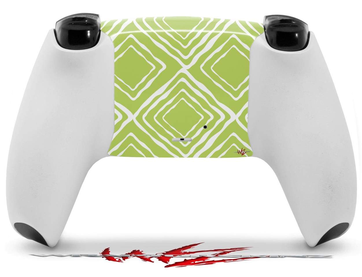 WraptorSkinz Skin Wrap compatible with Sony PS5 DualSense Controller Wavey Sage Green (CONTROLLER NOT INCLUDED)