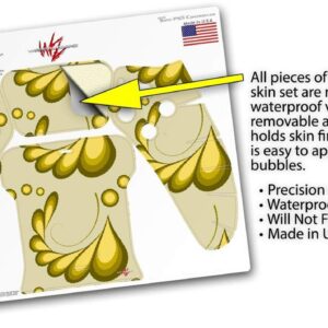WraptorSkinz Skin Wrap compatible with Sony PS5 DualSense Controller Petals Yellow (CONTROLLER NOT INCLUDED)