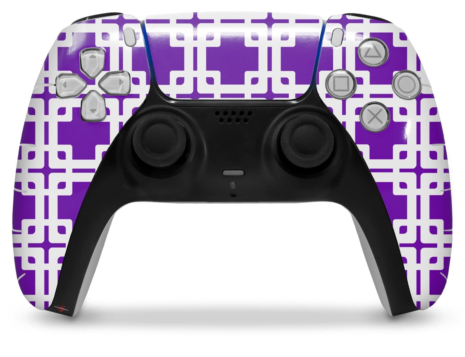 WraptorSkinz Skin Wrap compatible with Sony PS5 DualSense Controller Boxed Purple (CONTROLLER NOT INCLUDED)