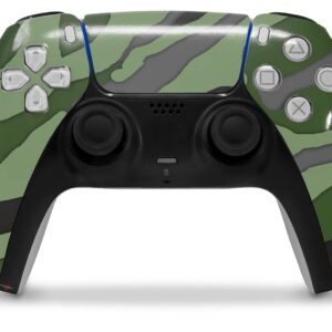 WraptorSkinz Skin Wrap compatible with Sony PS5 DualSense Controller Camouflage Green (CONTROLLER NOT INCLUDED)