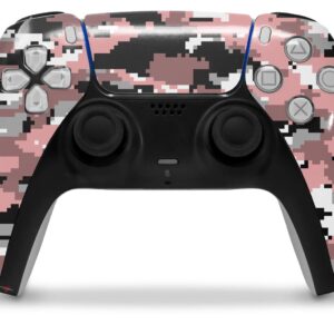 WraptorSkinz Skin Wrap compatible with Sony PS5 DualSense Controller WraptorCamo Digital Camo Pink (CONTROLLER NOT INCLUDED)