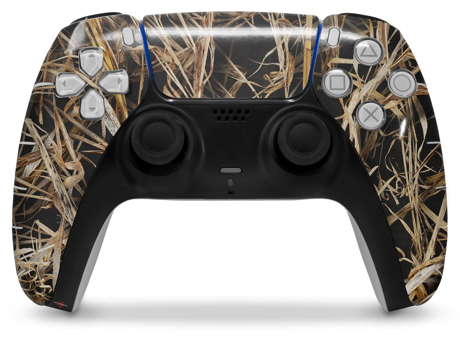 WraptorSkinz Skin Wrap compatible with Sony PS5 DualSense Controller WraptorCamo Grassy Marsh Camo Dark Gray (CONTROLLER NOT INCLUDED)