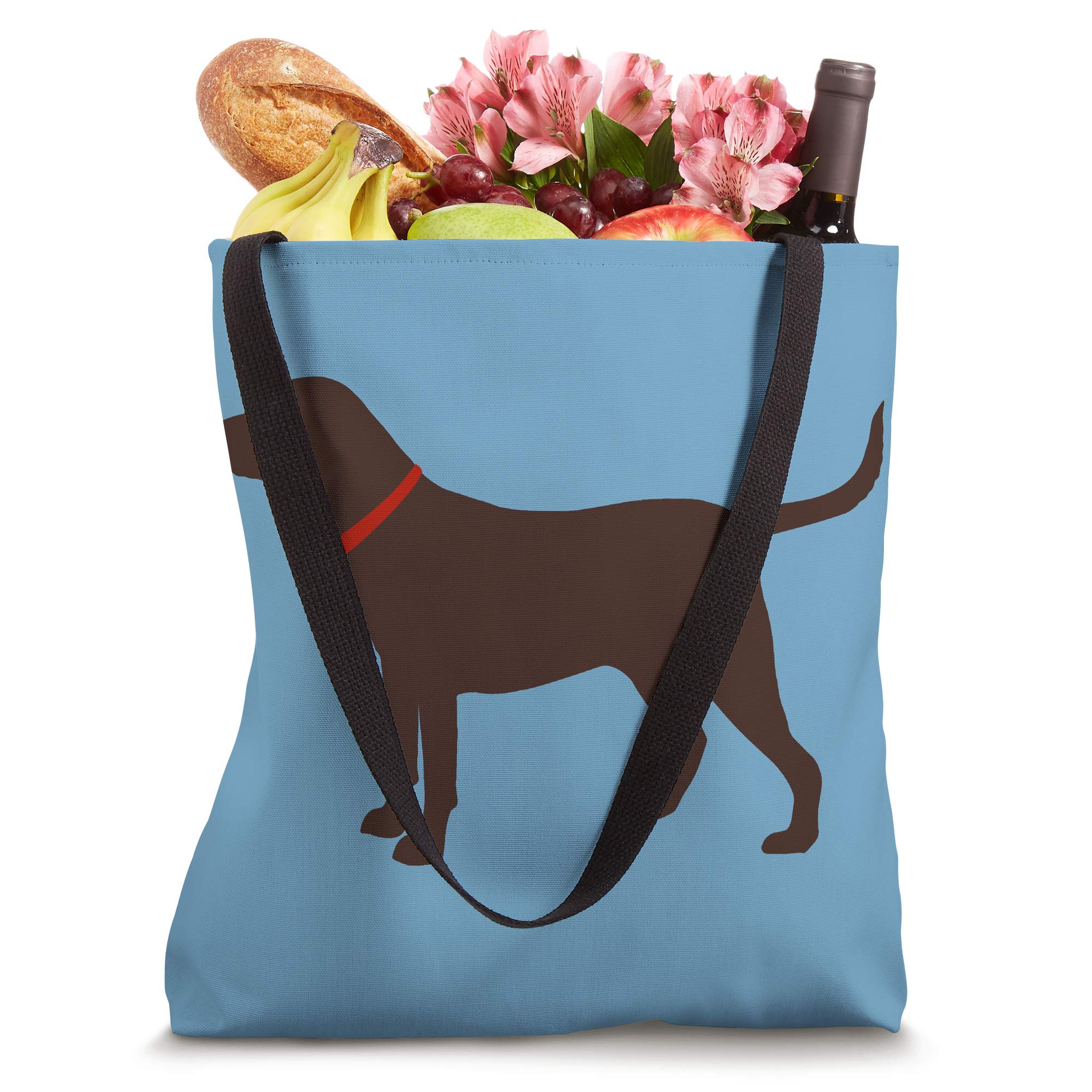 Labrador Retriever Cute Chocolate Lab Tote Bag