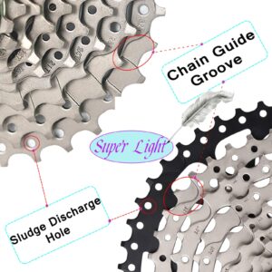 LANXUANR Bicycle 11 Speed Cassette Sprocket，Fit for Mountain Bike, Road Bicycle.Super Light