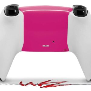 WraptorSkinz Skin Wrap compatible with Sony PS5 DualSense Controller Solids Collection Fushia (CONTROLLER NOT INCLUDED)