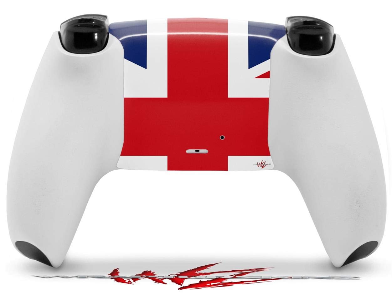 WraptorSkinz Skin Wrap compatible with Sony PS5 DualSense Controller Union Jack 02 (CONTROLLER NOT INCLUDED)