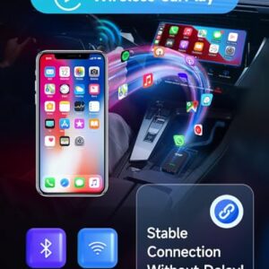 CarlinKit 3.0 Wireless CarPlay Adapter - Convert Wired CarPlay to Wireless in Factory Cars, 2015-2023 Models