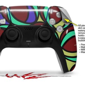 WraptorSkinz Skin Wrap compatible with Sony PS5 DualSense Controller Crazy Dots 04 (CONTROLLER NOT INCLUDED)