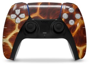 wraptorskinz skin wrap compatible with sony ps5 dualsense controller fractal fur giraffe (controller not included)