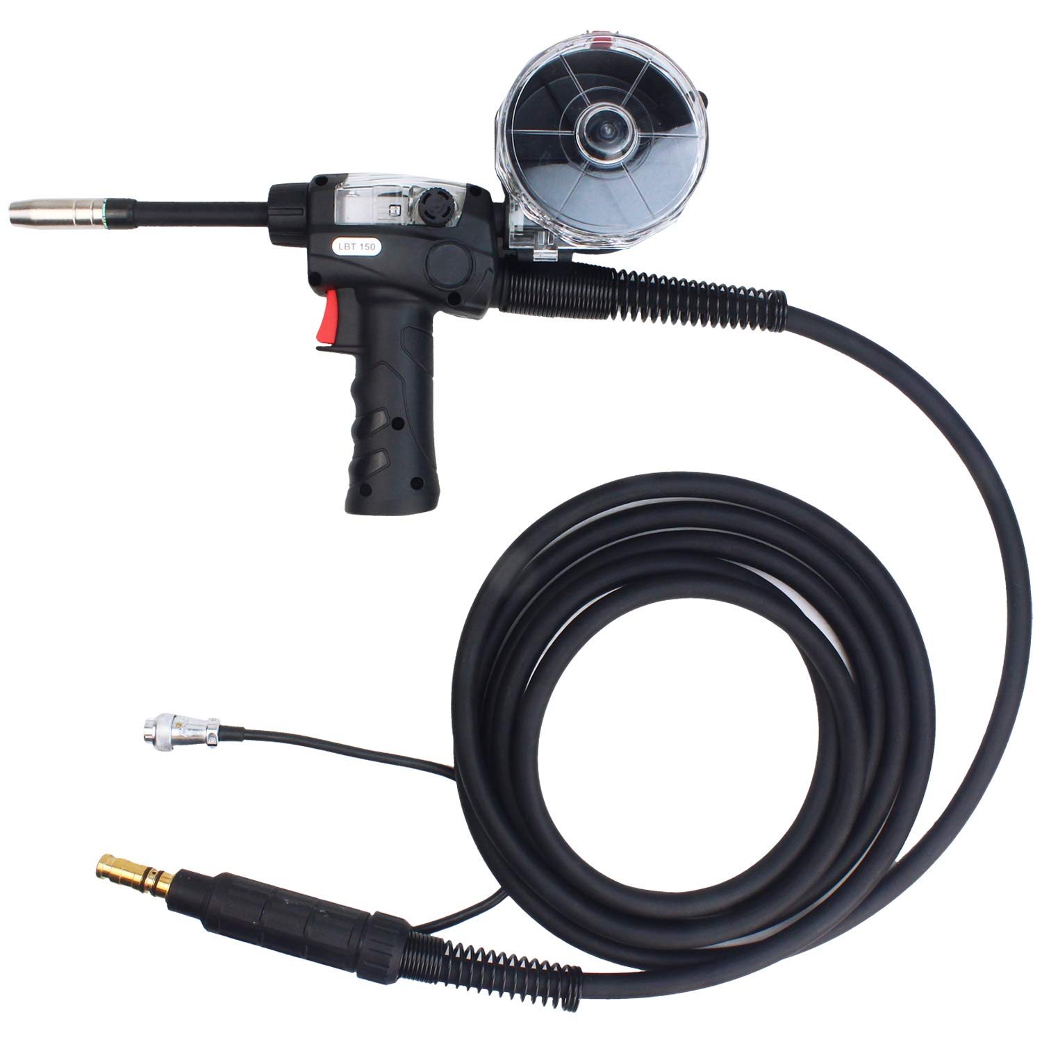 AmicoPower Spool Gun, SPG15180, 180 Amp, 15 Feet, Use for MIG-140GSMIG-160GS & MIG-160MIG-180, Professional Aluminum MIG Welding.