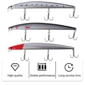 BESPORTBLE 3pcs Bait Artificial Fishing Tackle Fishing Accessory Fishing Supplies Outdoor Fake Lure Life-Like Fishing Lure Fake Fishing Lures Imitation Fishing Hook Household Fishing Tackle